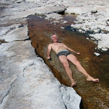 Fortunately there are hot springs to warm up